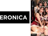 紅白の可愛いサンタコスを纏った美女たちと乱交SEX！抜群のプロポーションに度肝を抜かされた男たちはフル勃起！まさに性なる夜といわんばかりのクリスマスナイトに発展！【ことね/まいな/えみ/ななみ】Verえみ&ななみ